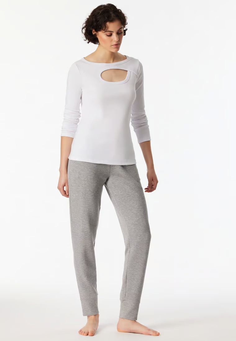 Chemise à manches longues côtelées doubles et découpes Amiral - SCHIESSER 150 ans