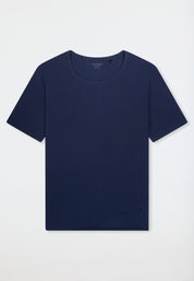 Shirt kurzarm Doppelripp Cutout admiral - SCHIESSER 150 Years