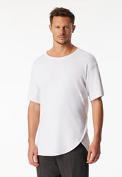 Shirt kurzarm Doppelripp Cutout admiral - SCHIESSER 150 Years