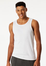Tank Top Doppelripp weiß - SCHIESSER 150 Years
